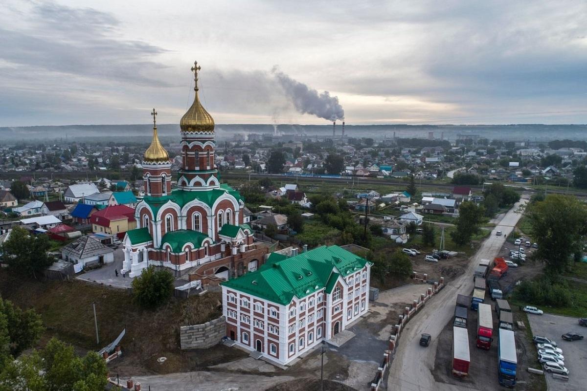 Круглый город в метеоритном кратере